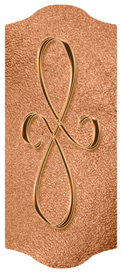 DARAY-C-601-CP-SH-CP Copper Scroll Shimmer Copper
